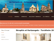 Tablet Screenshot of les-sarments-du-hohlandsbourg.org